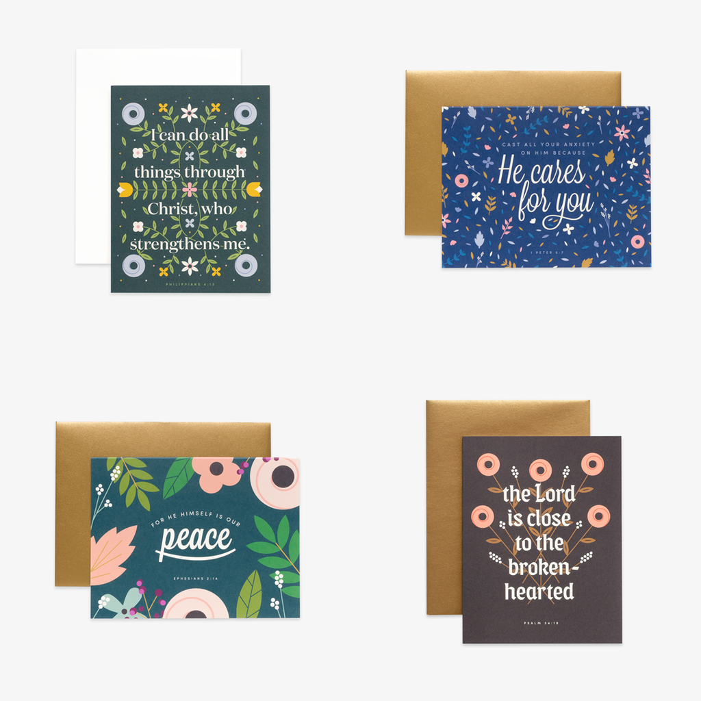 Encouragement Floral, Assorted Card Set