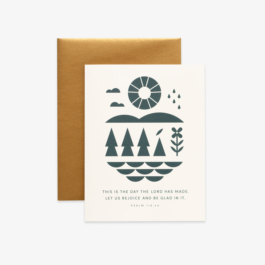 This is the Day, Illustrated Greeting Card
