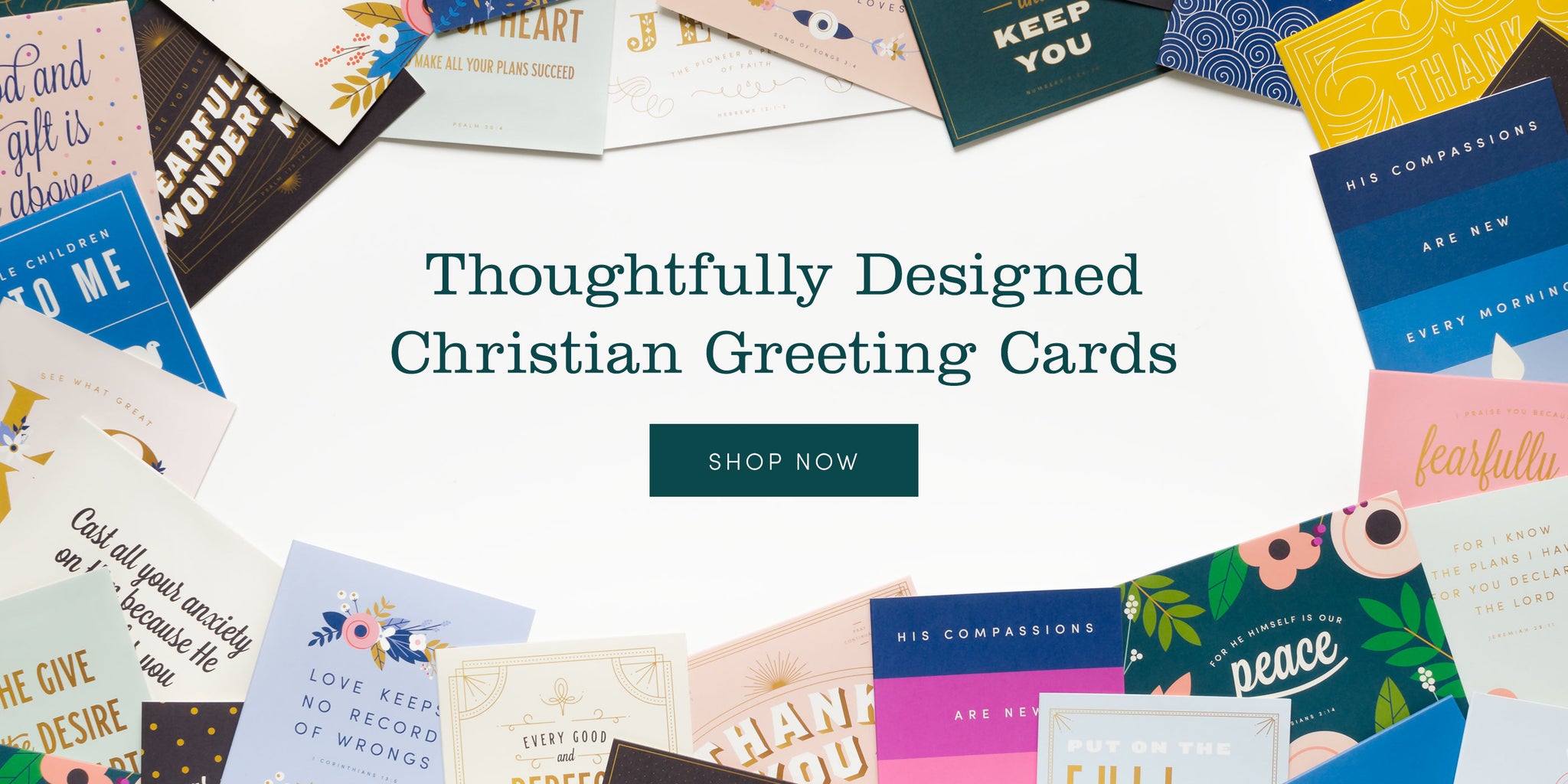 Thoughtfully designed Christian greeting cards
