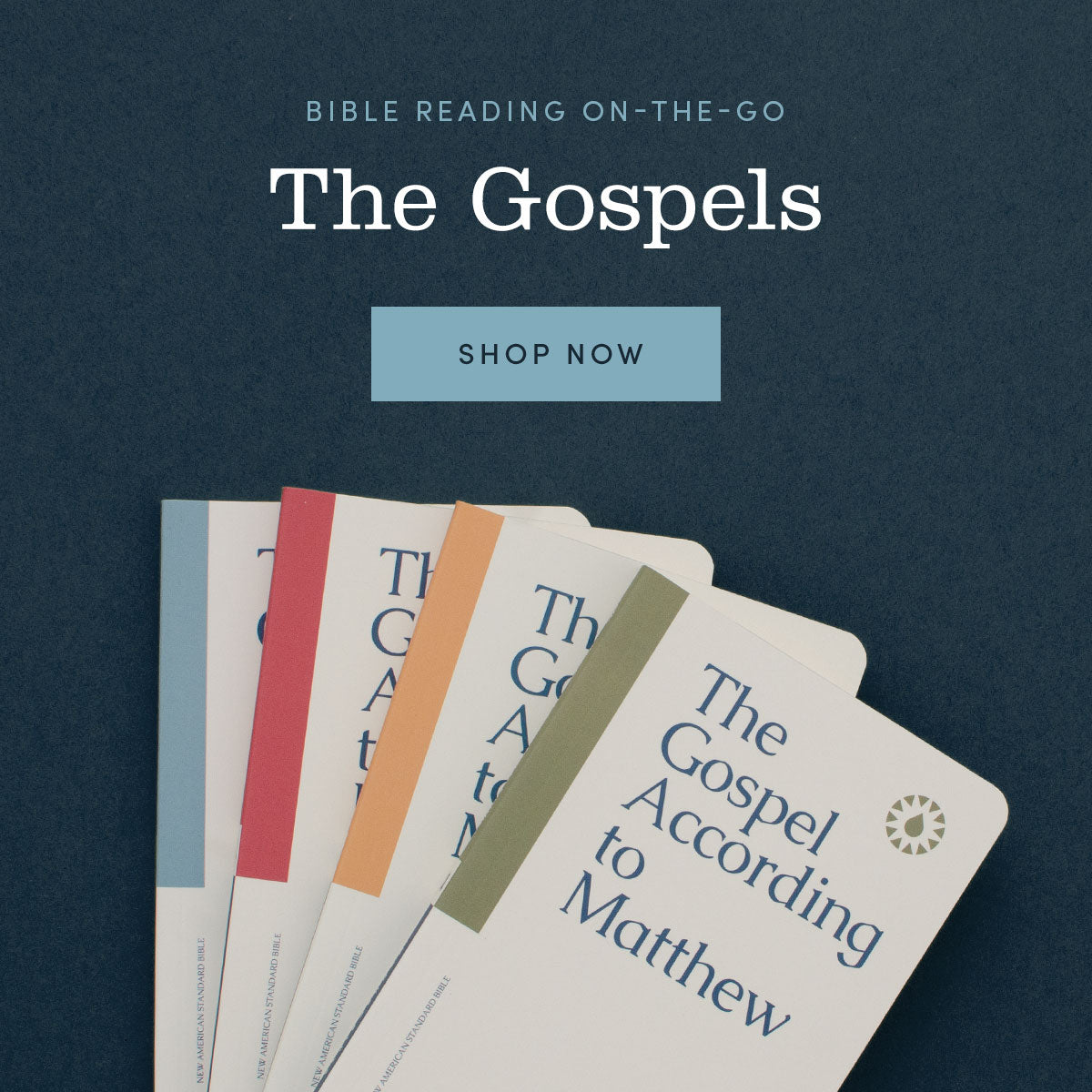Bible reading on-the-go. The Gospels pocket-sized Bible books. Shop now.