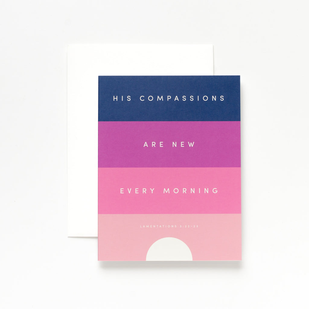 Compassions, Pink Greeting Card