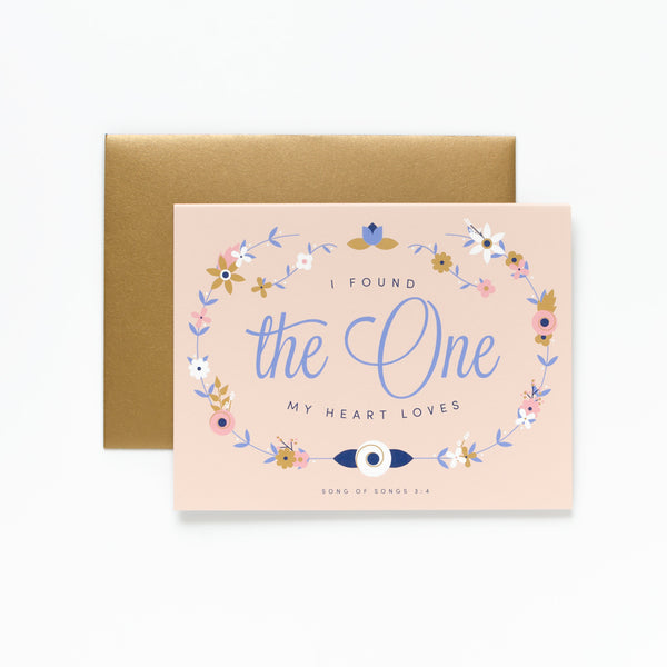 The One, Floral Greeting Card